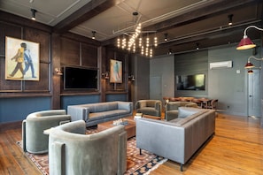 TV, stereo, offices