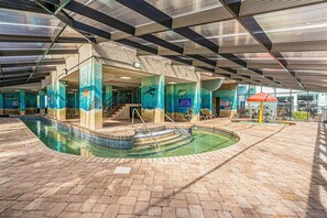 Indoor pool, a heated pool