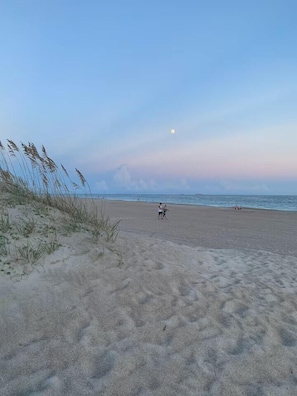 On the beach