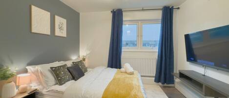 2 Schlafzimmer, Bügeleisen/Bügelbrett, kostenloses WLAN, Bettwäsche