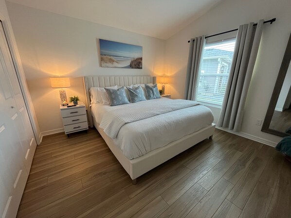 2 bedrooms, iron/ironing board, free WiFi, bed sheets