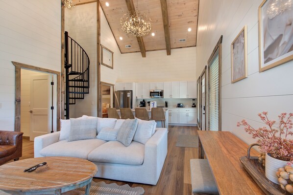 TV, fireplace, video games