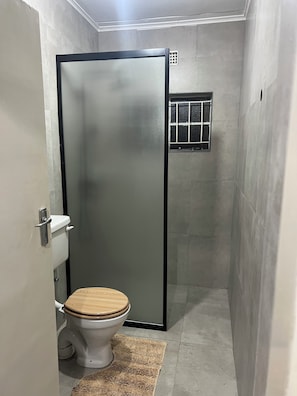 Dusche, Handtücher, Toilettenpapier