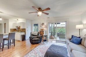 House (4 Bedrooms) | Interior - Dock + Views: Scenic Group Retreat on Grand Lake! (Eucha)