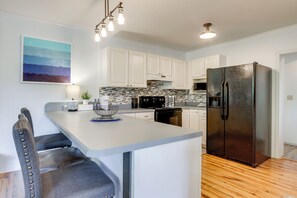 House (4 Bedrooms) | Interior - Dock + Views: Scenic Group Retreat on Grand Lake! (Eucha)