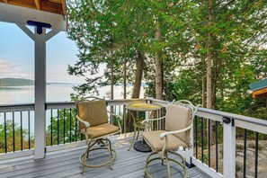 House (2 Bedrooms) | Interior - Outdoor Kitchen & Canal Views: Cabin in Quilcene! (Quilcene)