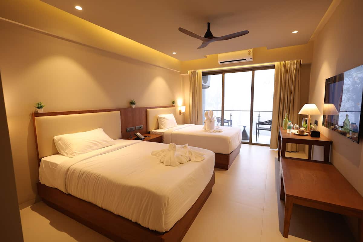 Sattva room with valley view and balcony