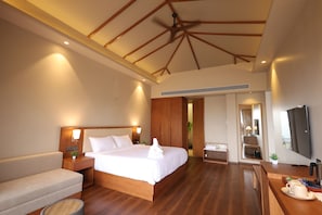 Ananda valley view cottage with balcony | Premium bedding, minibar, iron/ironing board, free WiFi - Ayati Resort & Spa (Kaswand)