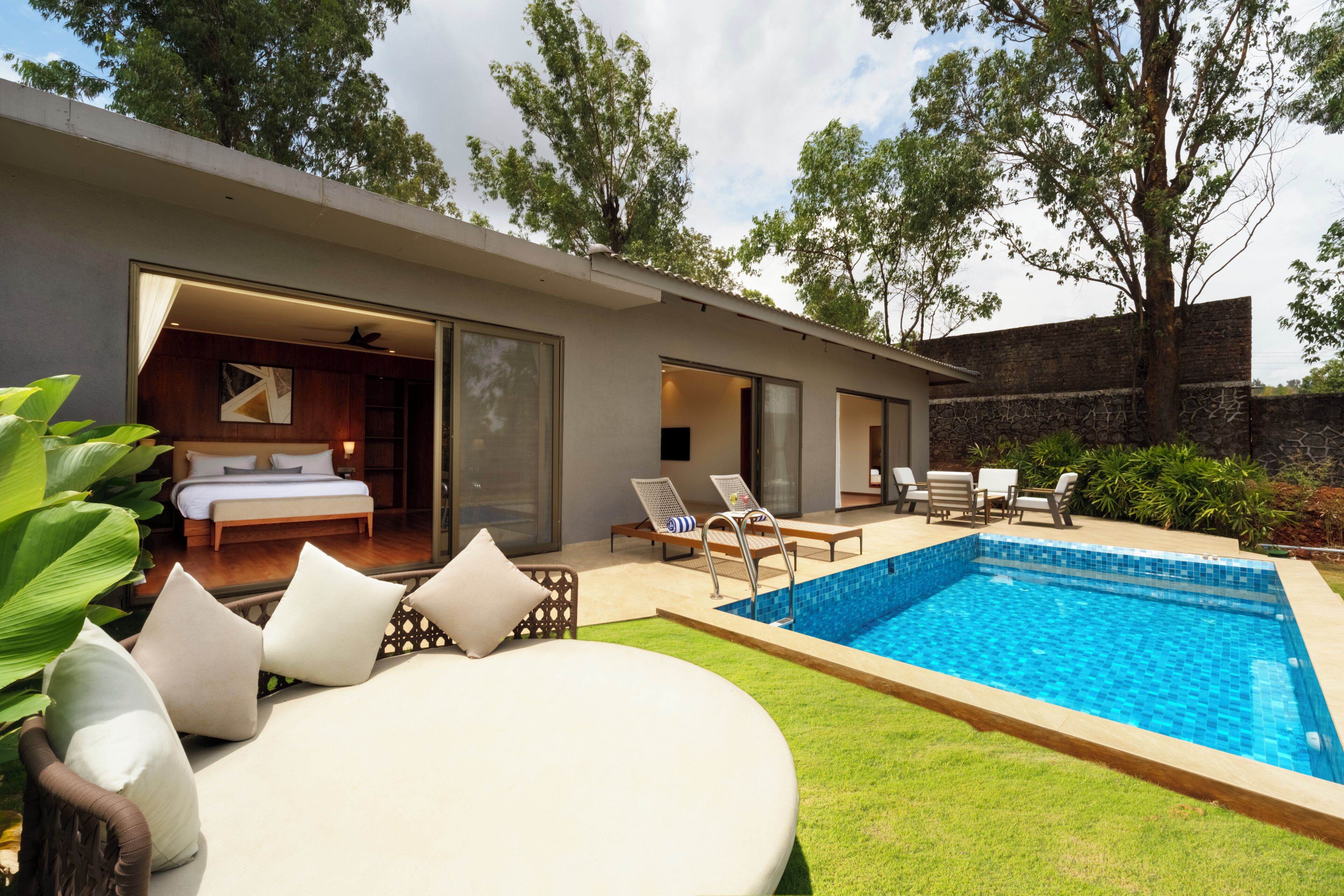 Amora valley view cottage with swimming pool | Terrace/patio