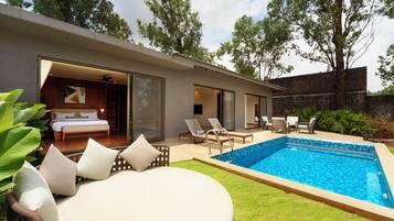 Amora valley view cottage with swimming pool | Terrace/patio