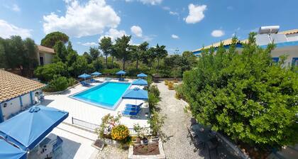 Blue White Apartments - Traditional Village House