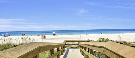 On the beach