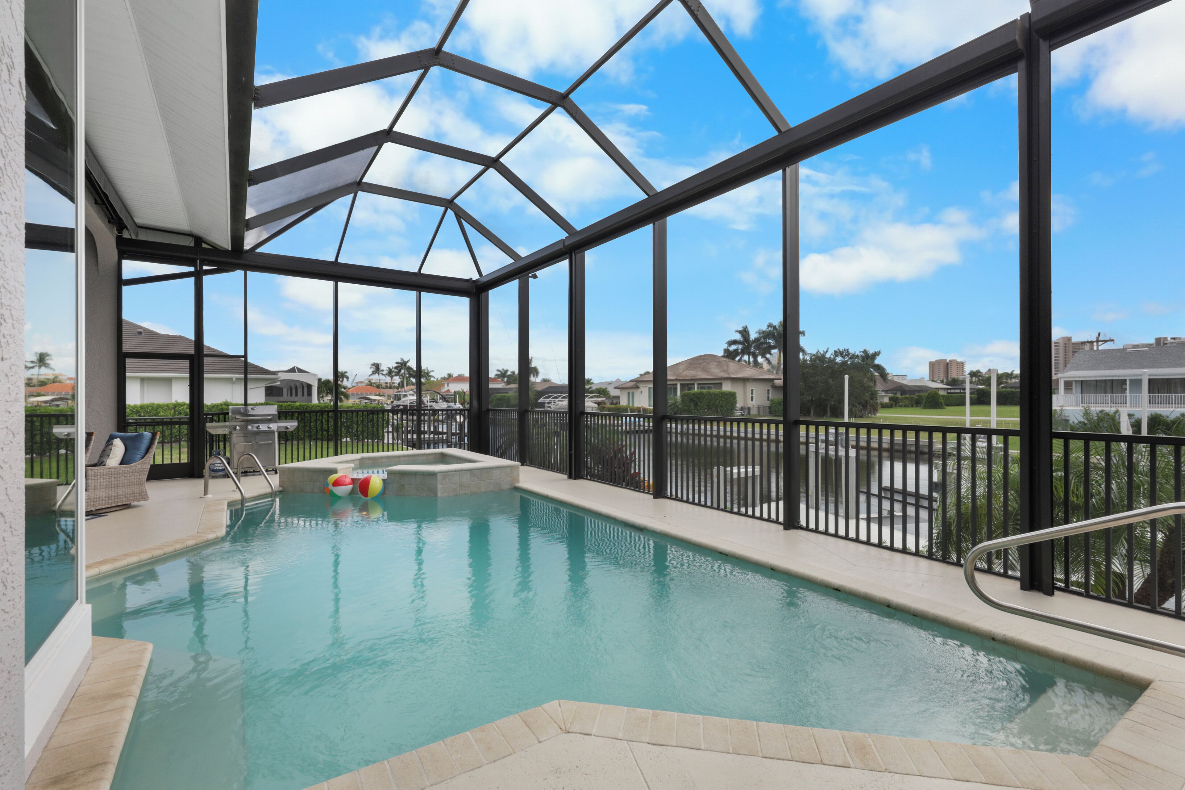 Una piscina climatizada