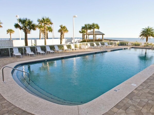 Indoor pool, a heated pool