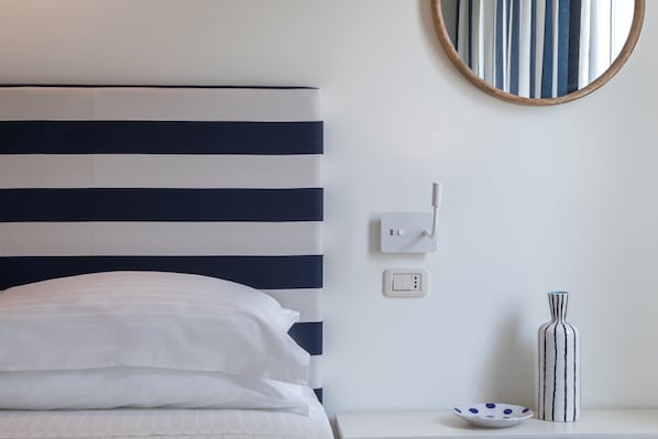 Down duvets, minibar, in-room safe, desk