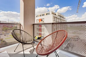 Superior-Apartment, 1 Schlafzimmer | Blick vom Balkon