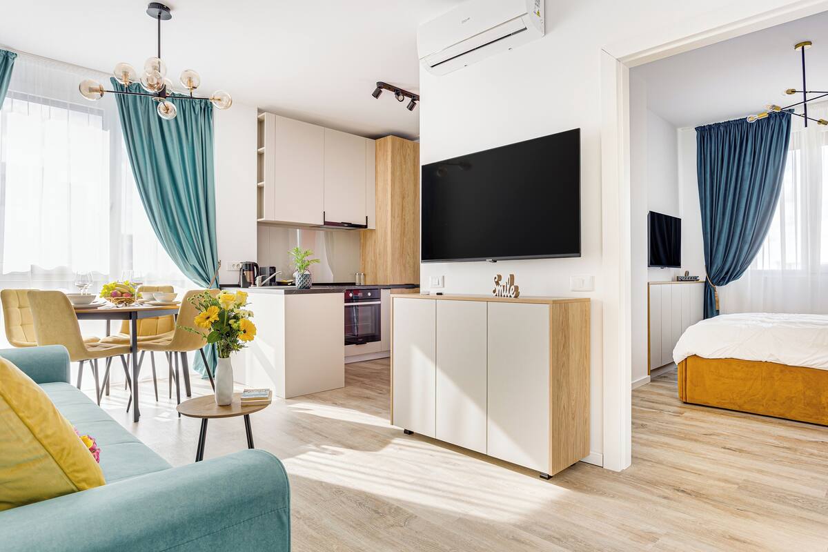 Apartament superior, 1 dormitori | Sala d'estar