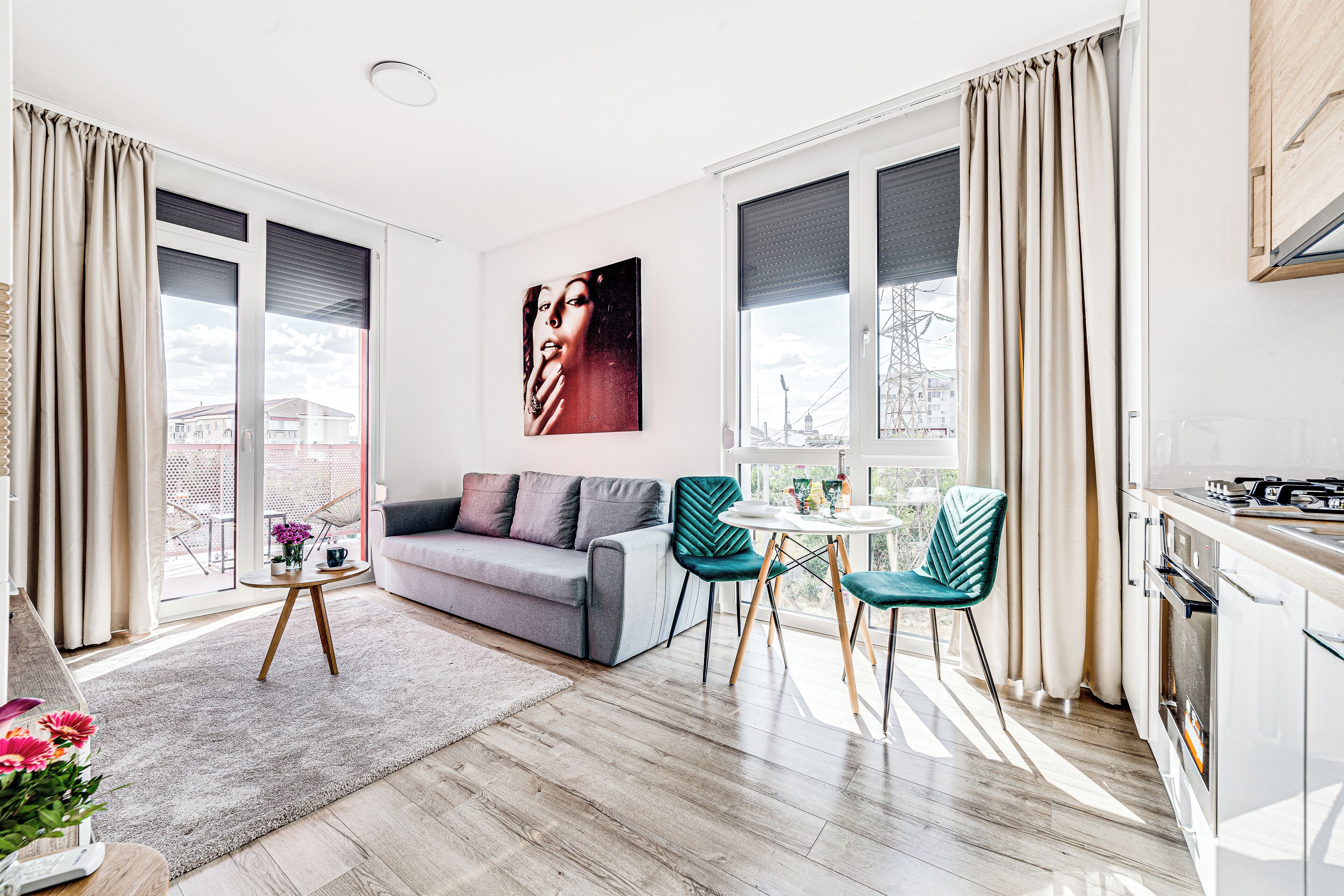 Apartment, Balcony, Courtyard View | Living area