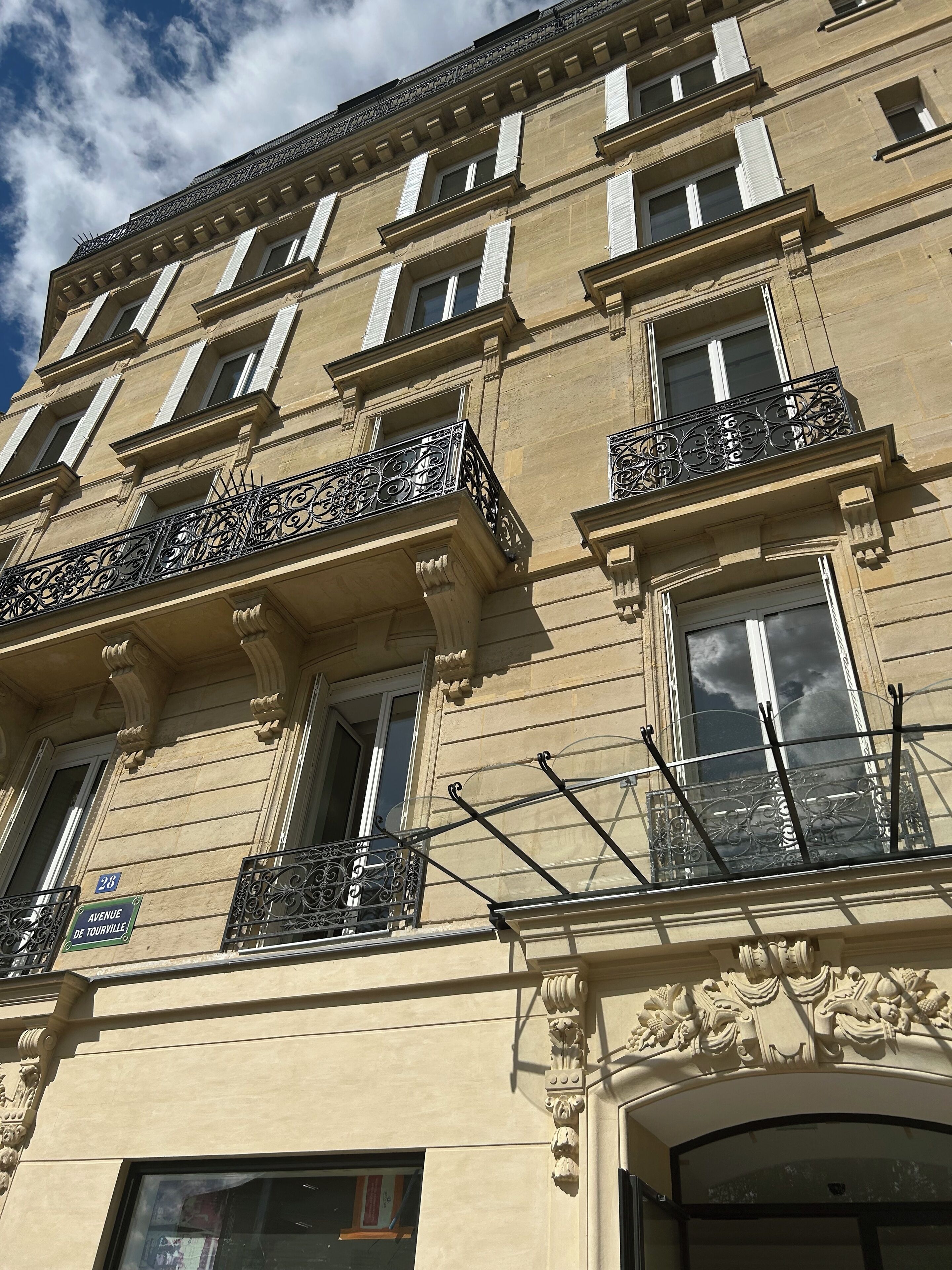 Fassade der Unterkunft