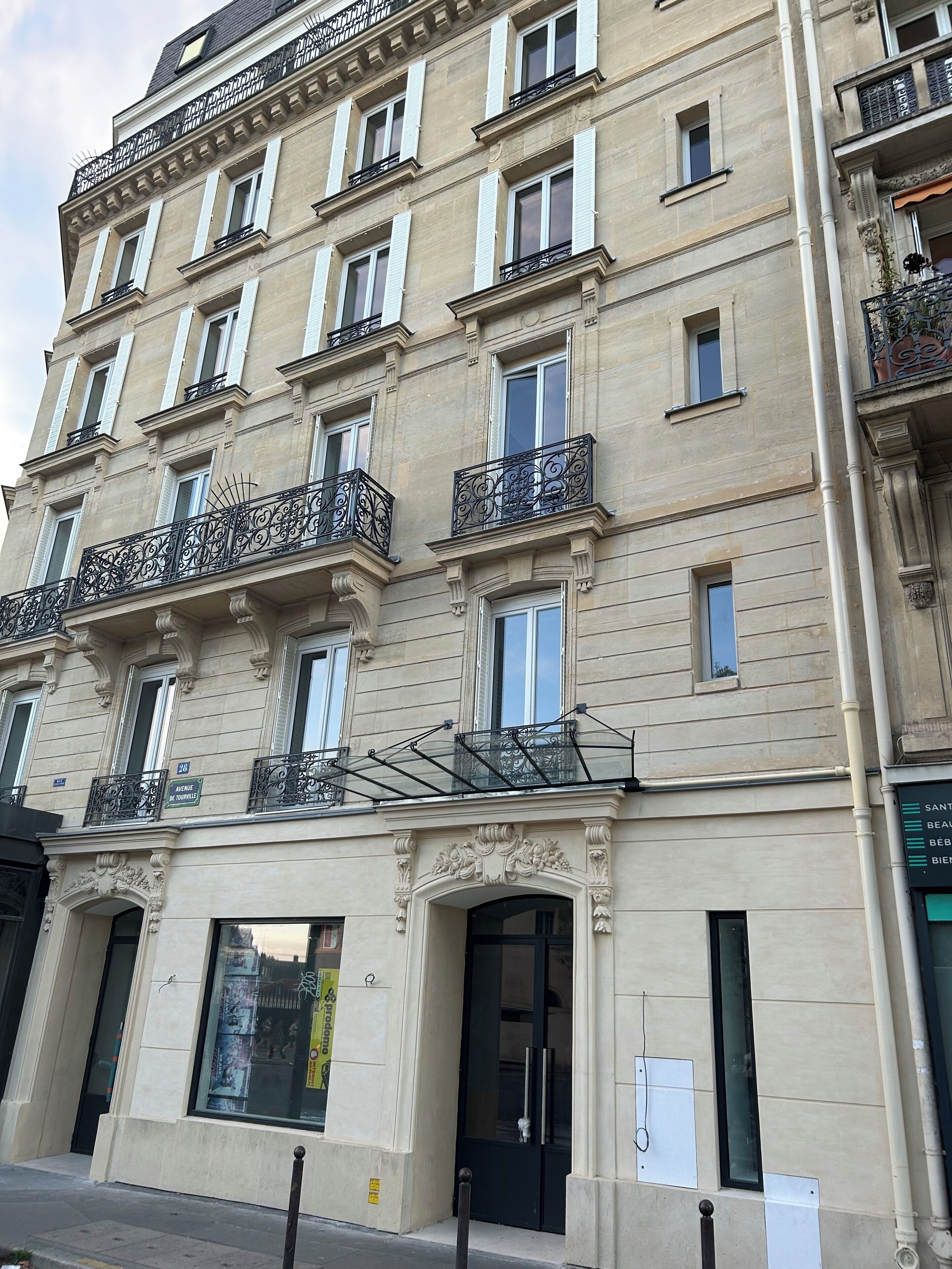 Fassade der Unterkunft