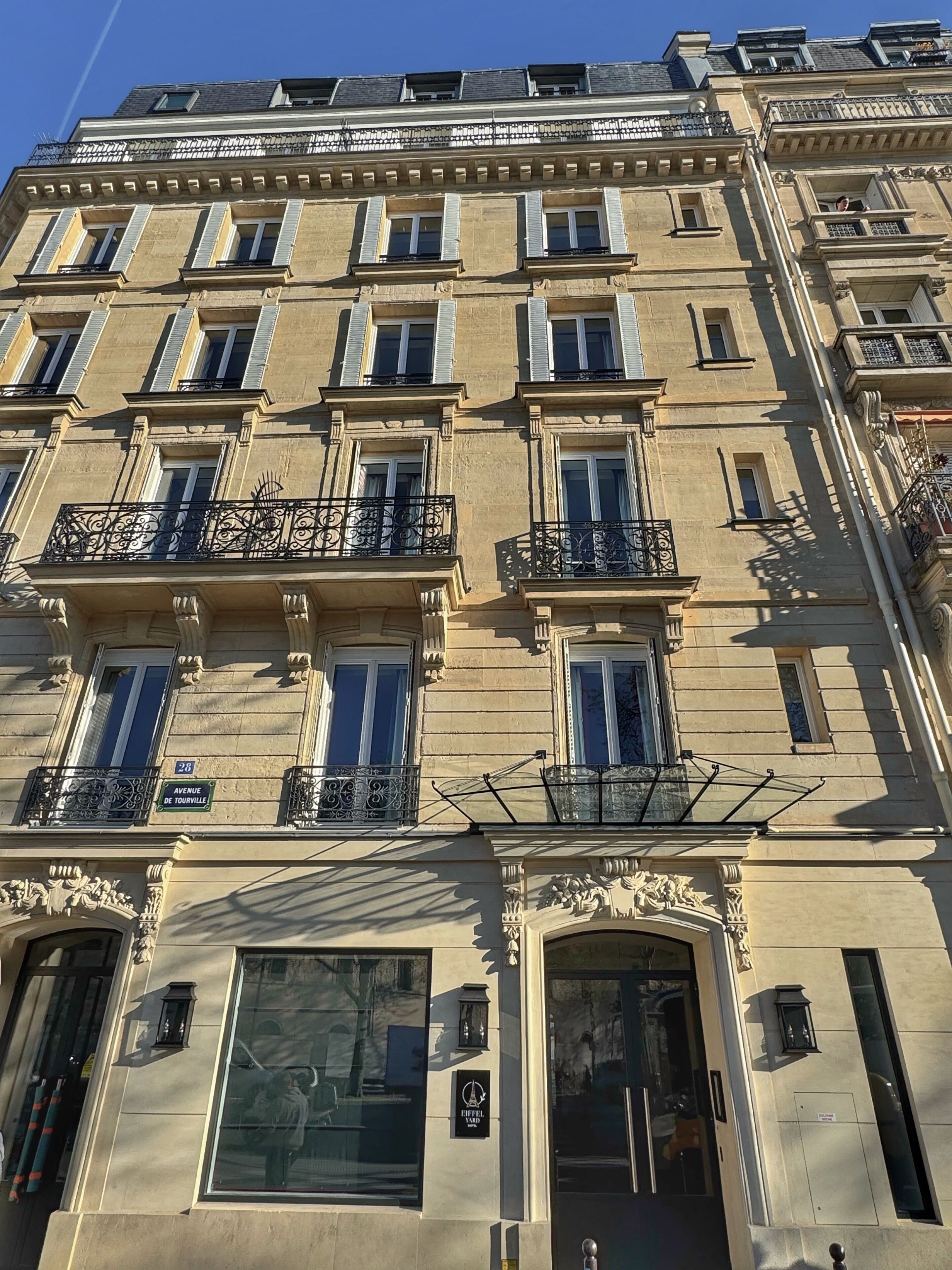 Façade de l’hébergement