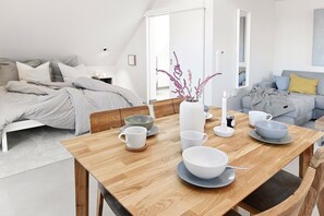 WiFi, bed sheets - Lütter Lünk – Exclusive Loft with Terrace (Fehmarn)