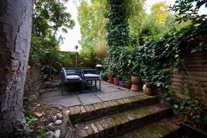 Terrace/patio - Kensington Garden Flat with Office & Outdoor Space (London)