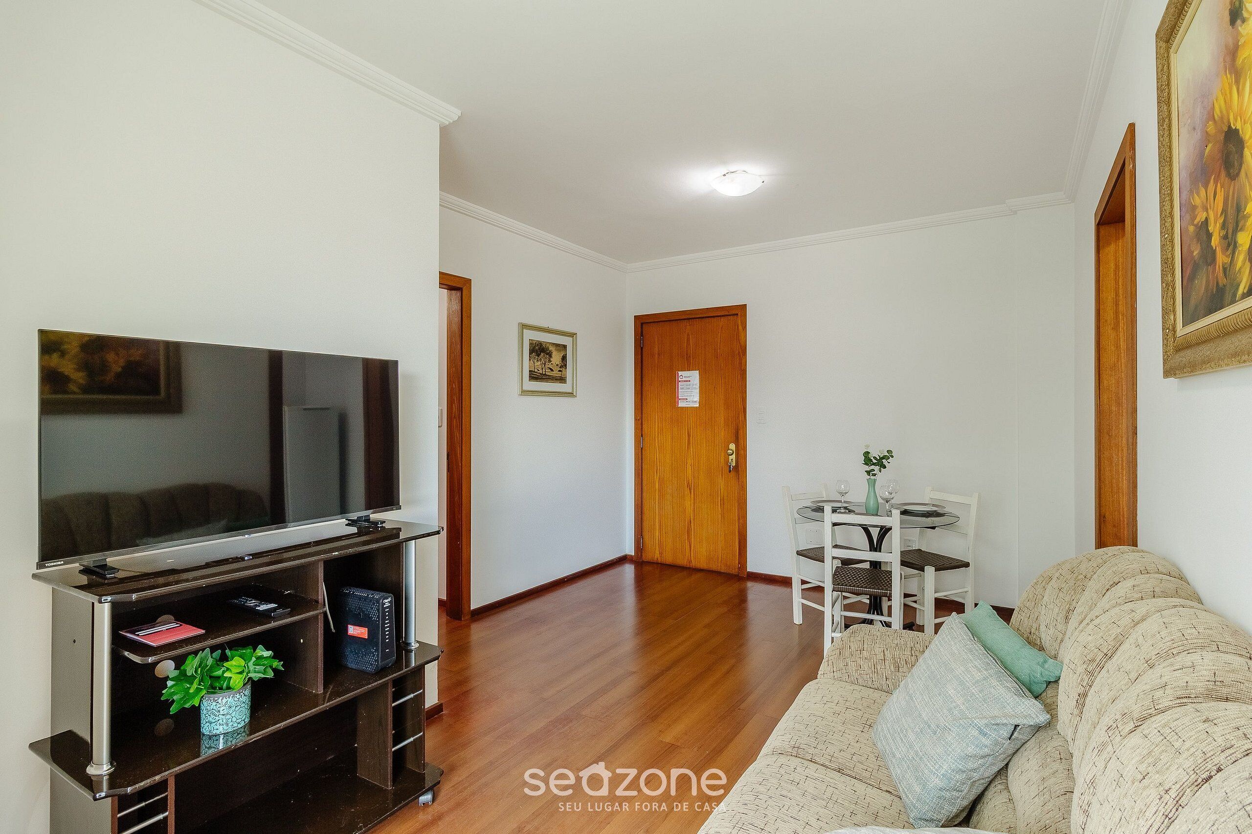 Basic Apartment | Living area | 32-inch Smart TV with digital channels