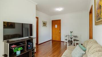 Basic Apartment | Living area | 32-inch Smart TV with digital channels