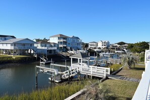 Marina - Beautiful Holden Beach Canal front home with dock! (Holden Beach)
