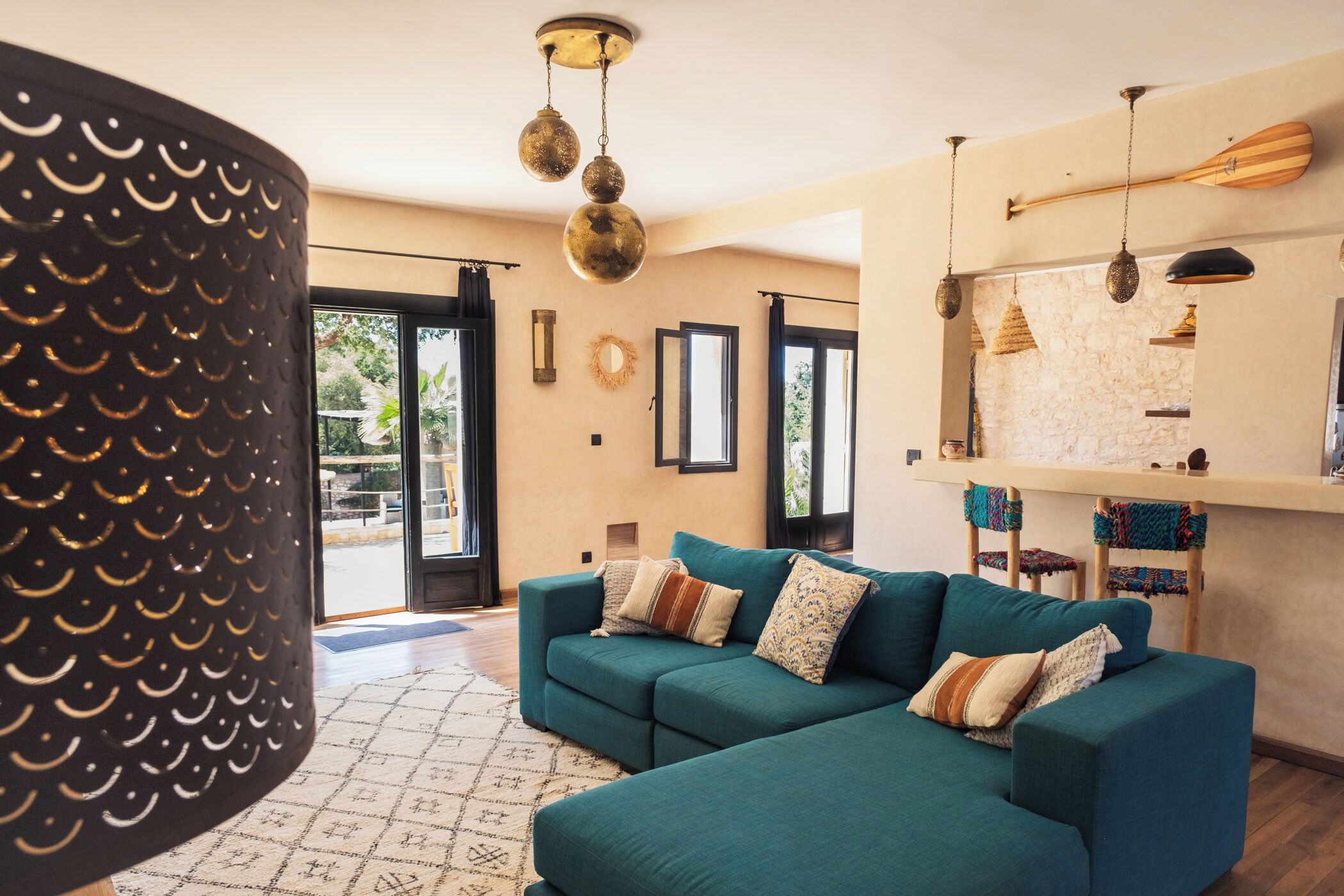 Télévision, cheminée