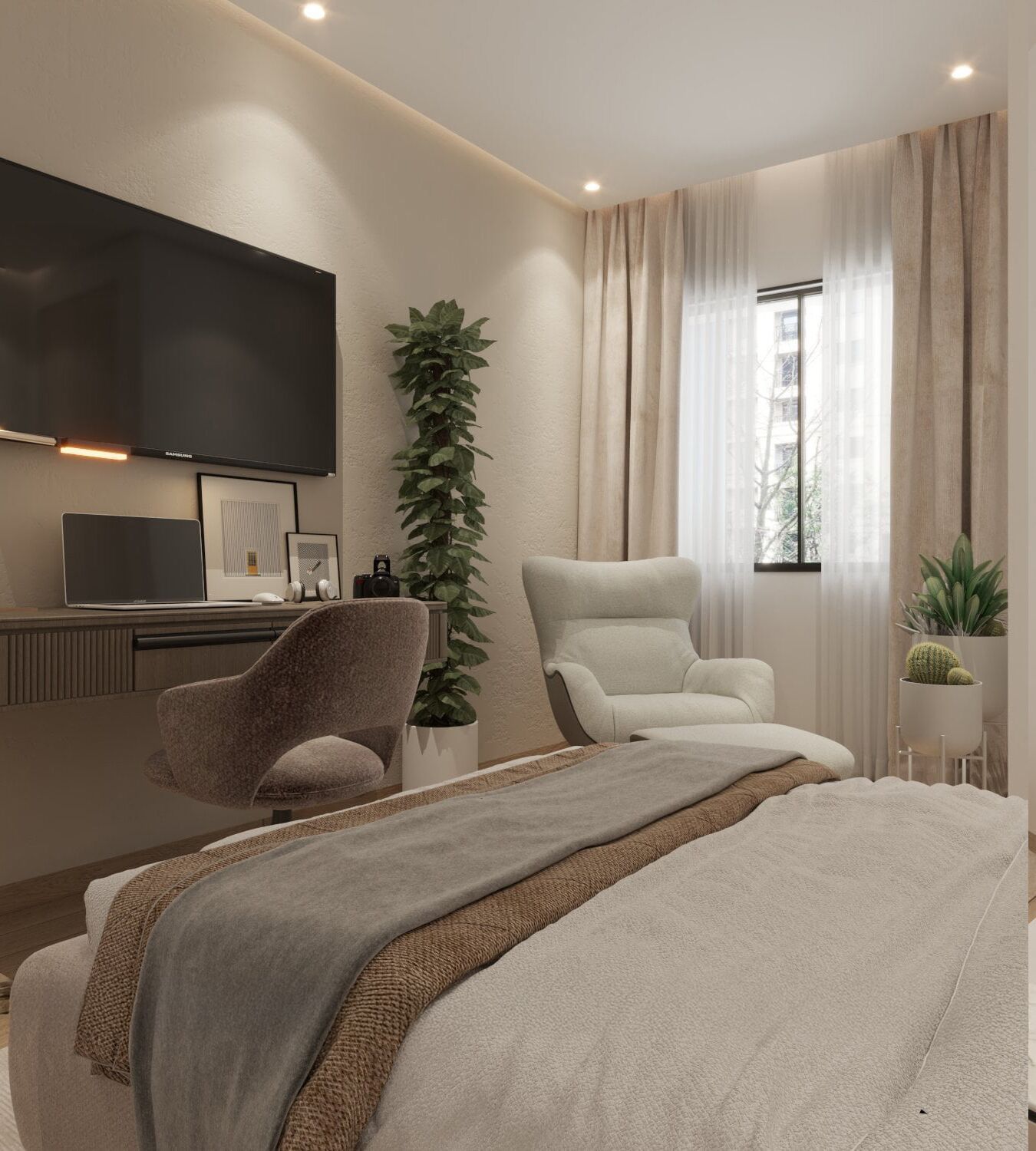 2 sovrum, strykjärn/strykbräda, wi-fi och sängkläder