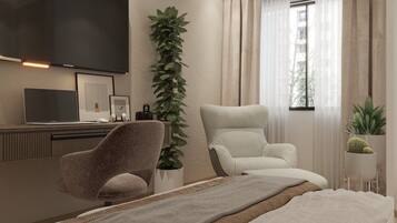 2 chambres, fer et planche Ă  repasser, Wi-Fi, draps fournis