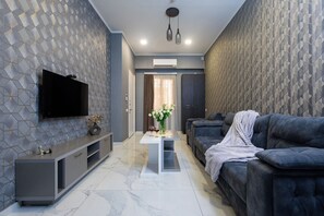 50-Zoll-Flachbildfernseher mit Kabelempfang