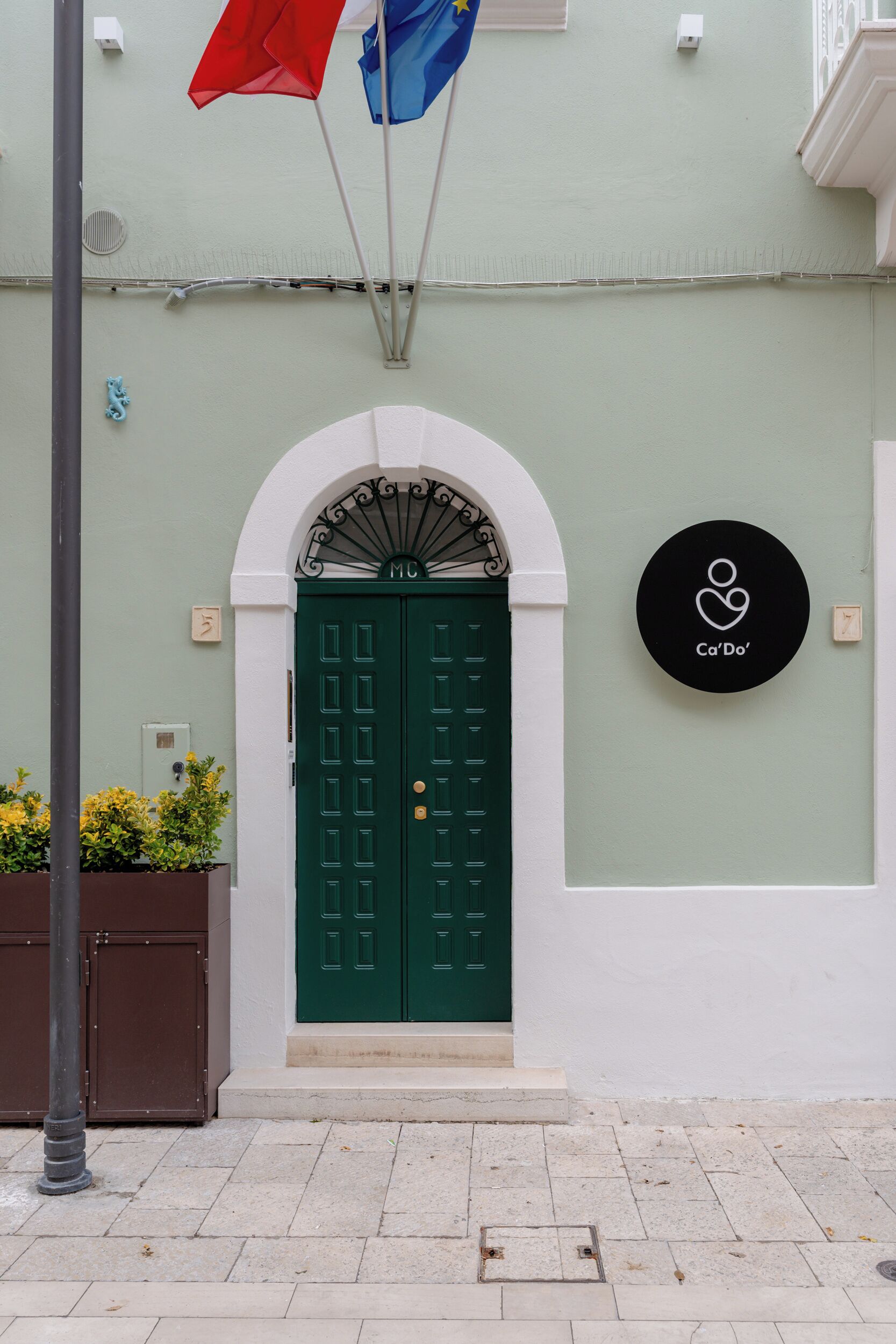 Façade de l’hébergement