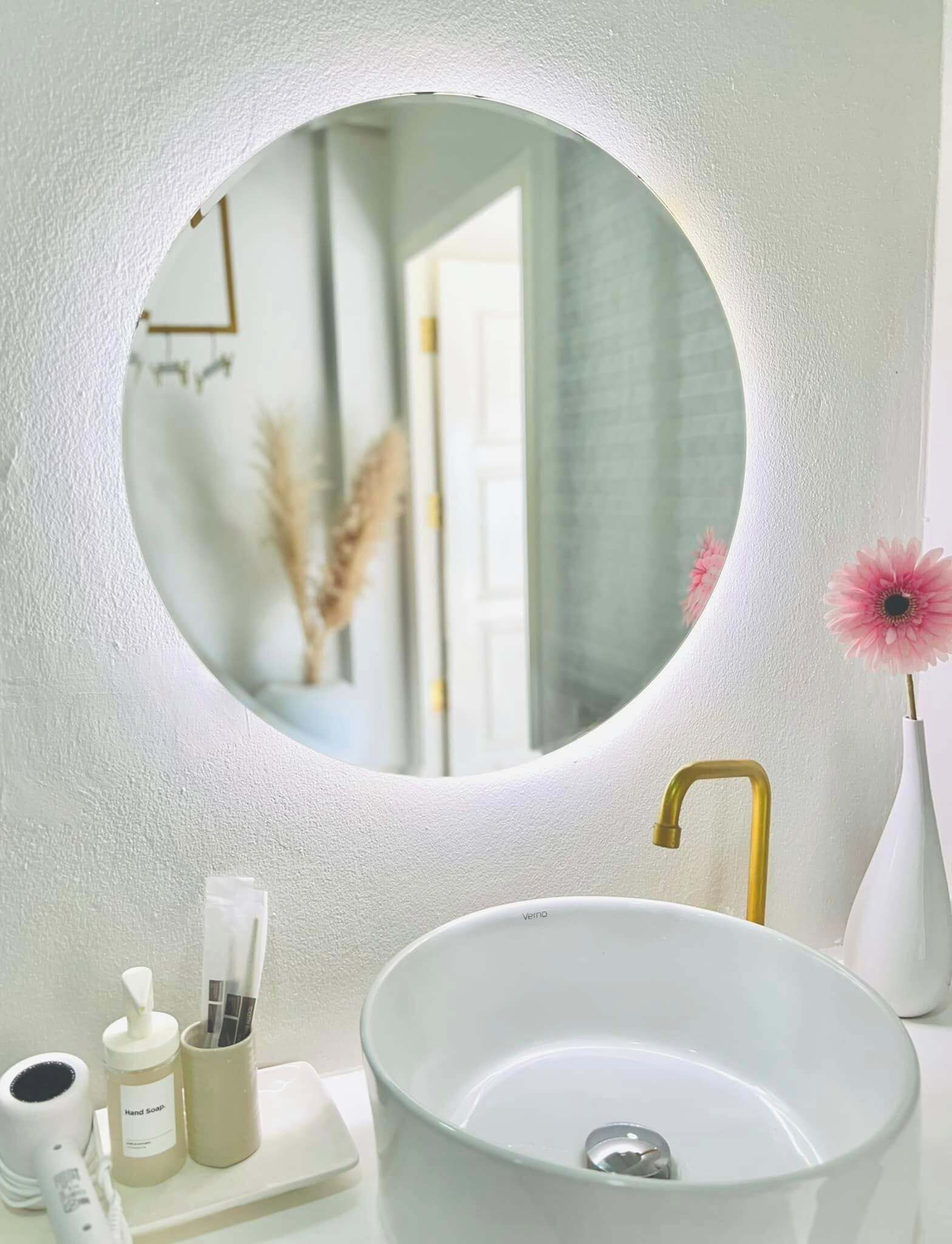 Enkeltrom – basic, terrasse | Bad