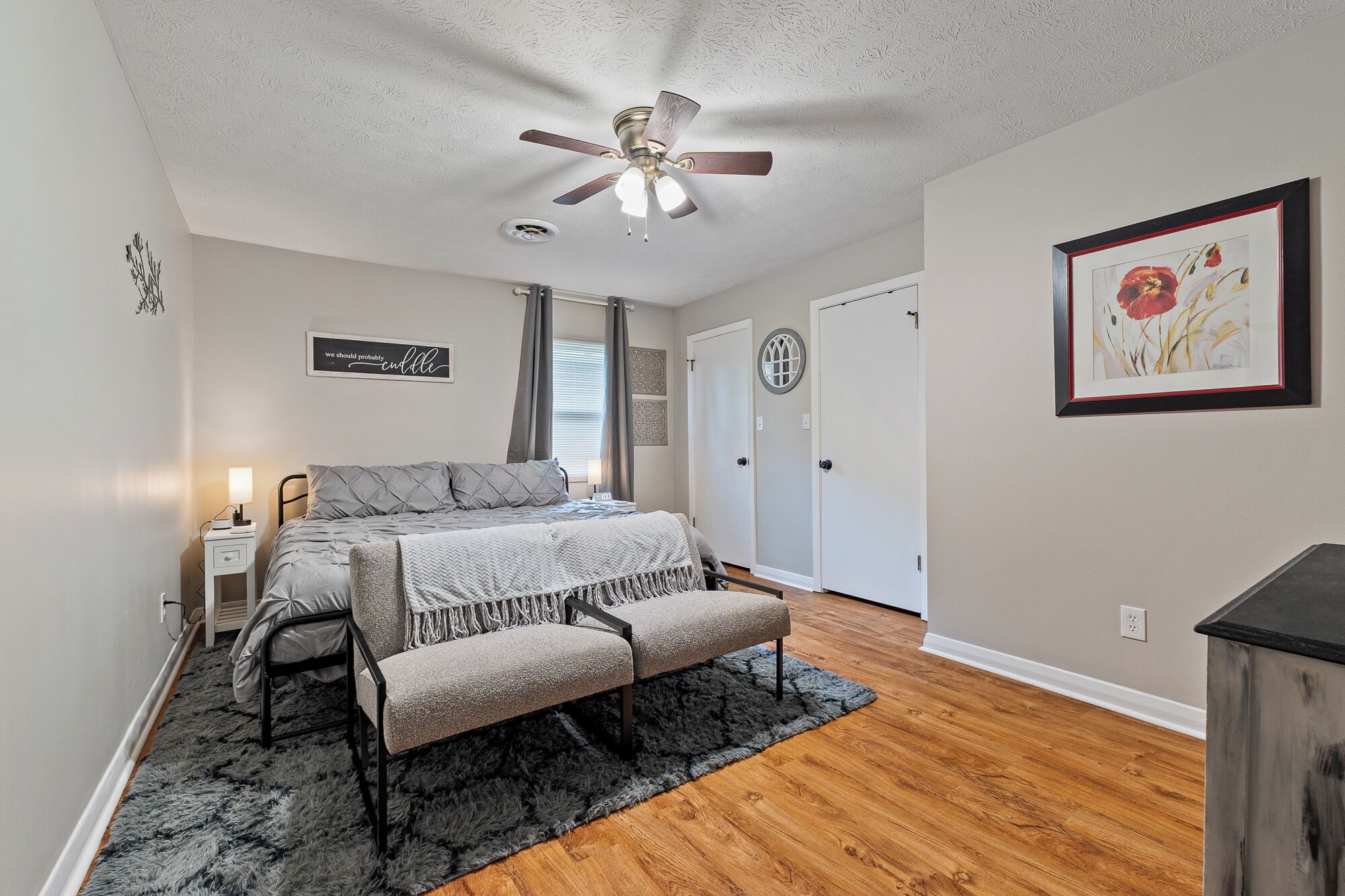 2 bedrooms, desk, iron/ironing board, free WiFi