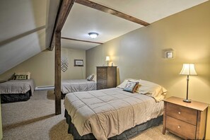 Iron/ironing board, travel crib, WiFi, bed sheets