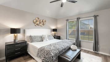 3 bedrooms, iron/ironing board, free WiFi, bed sheets