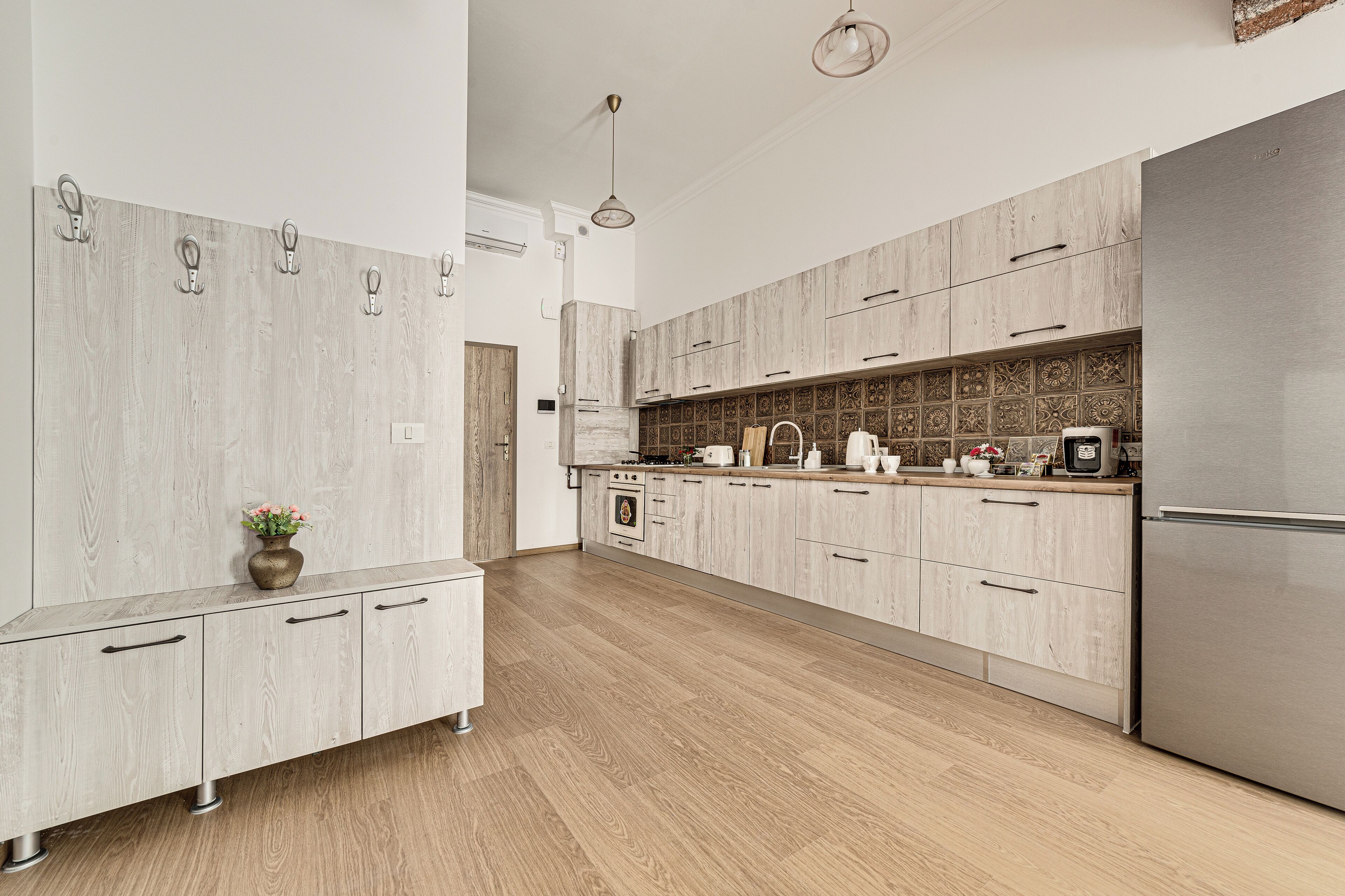 Superior-Apartment, 1 Queen-Bett und Schlafsofa, Küche | Eigene Küche