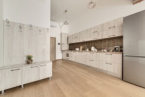 Superior-Apartment, 1 Queen-Bett und Schlafsofa, Küche | Eigene Küche