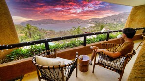 Apartment, Balkon, Meerblick | Terrasse/Patio