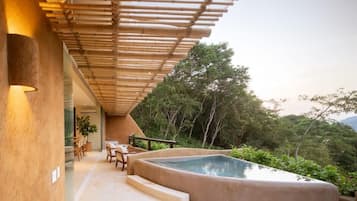 Apartemen, balkon, pemandangan laut | Teras/patio