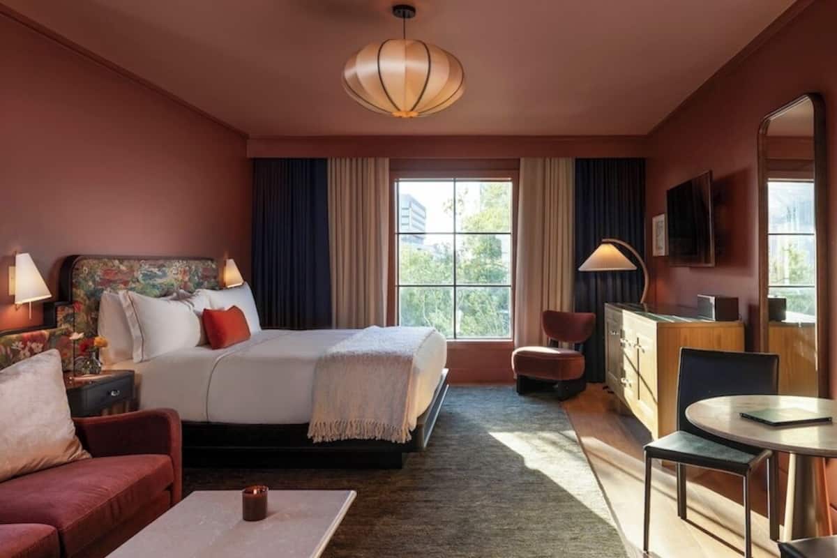 In-room safe, blackout curtains, soundproofing, iron/ironing board