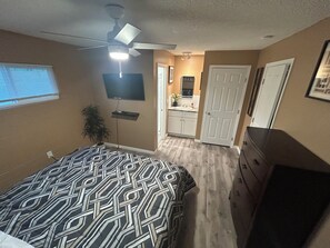 1 bedroom, iron/ironing board, Internet, bed sheets