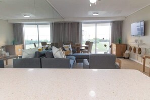 Apartment, Multiple Beds, Patio, Pool View (Lagoon Beach Hotel ) | Living area