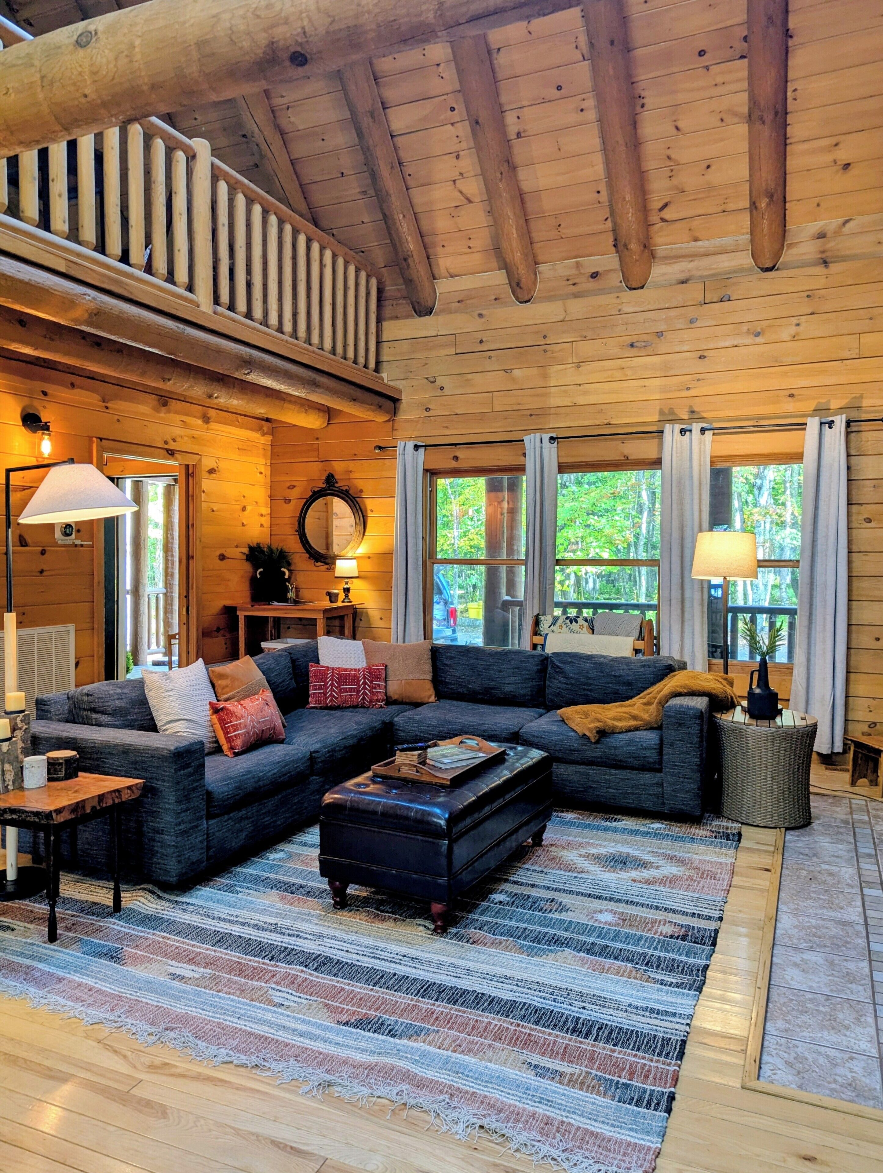 Smart TV, fireplace, computer monitors, printers