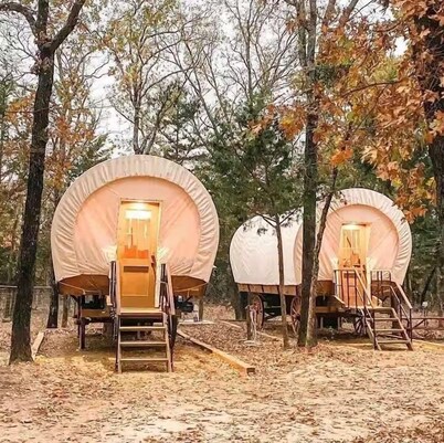 Conestoga Wagon 1 - experience wild west luxury meets wildlife encounters!