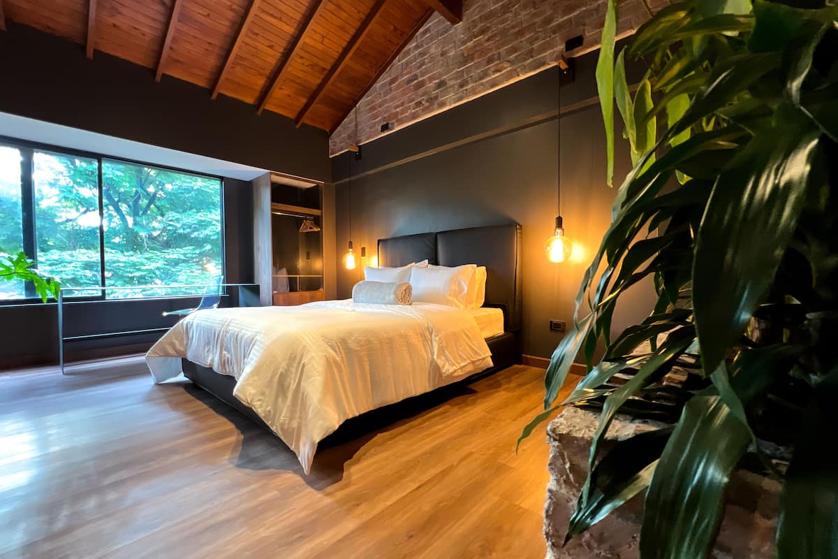 Apartamento Premium | Baño | Toallas, jabón, champú y papel higiénico