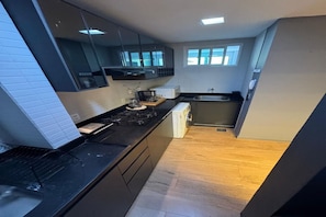 Microwave, oven, stovetop